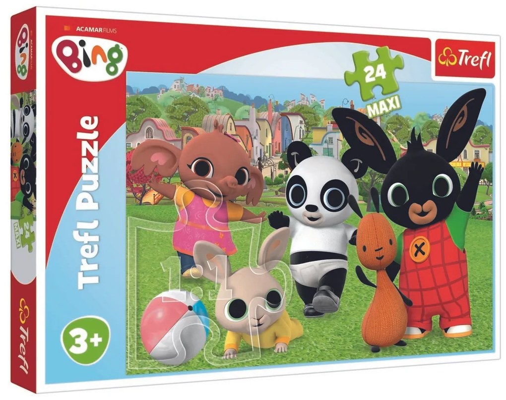 Trefl Puzzle Bing Rabbit - Zabawa w parku MAXI ,24 elementy
