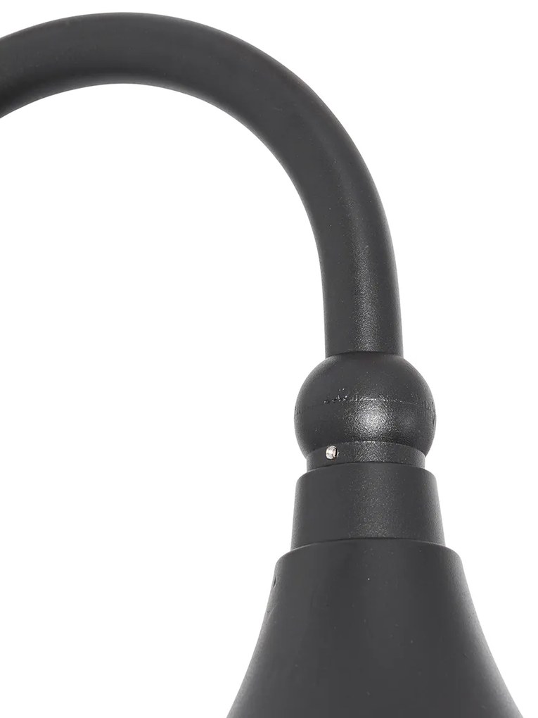 Zewnetrzna Inteligentna lampa ścienna zewnętrzna czarna IP44 z WiFi A60 - Daphne klasyczny/Antyczny Oswietlenie zewnetrzne