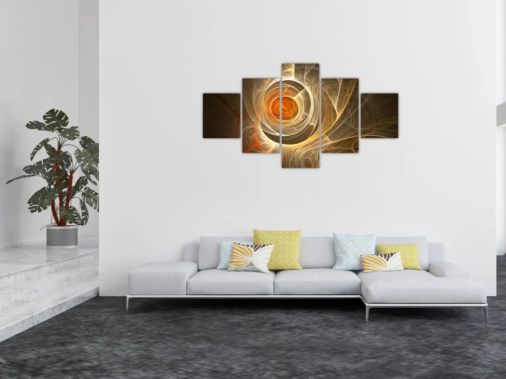 Obraz abstrakcji (125x70 cm)