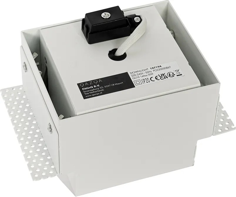 Wpuszczany reflektor biały GU10 AR70 bez obramowania - Oneon