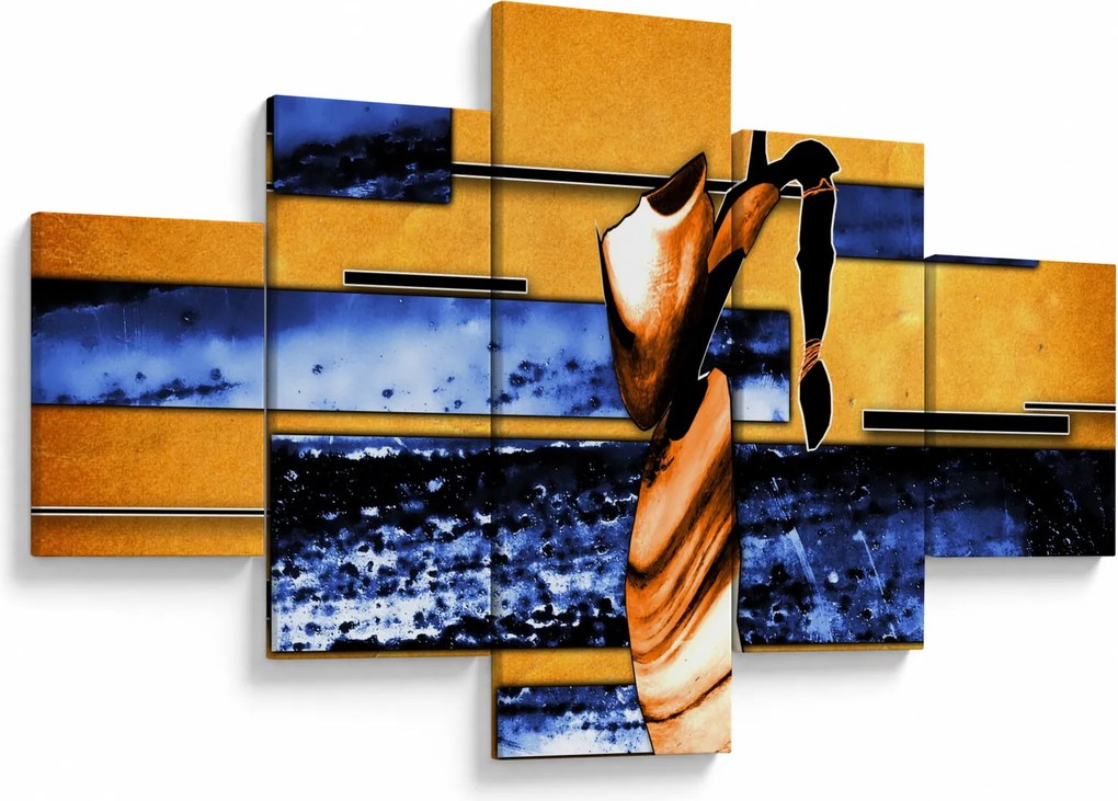 Obraz obrazu abstrakcyjnego (125x70 cm)