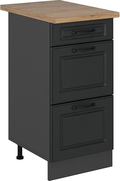 Szafka dolna do kuchni antracytowy domek wiejski 40x60x81.6 r-line