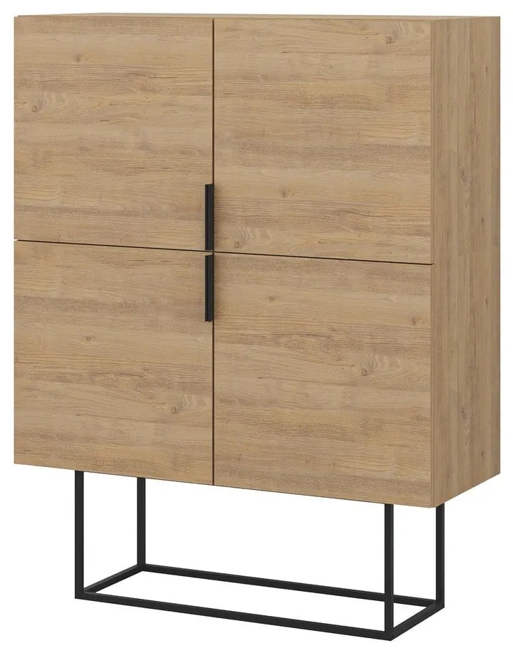 Szafka w dekorze dębu 100x130 cm Titan – Marckeric