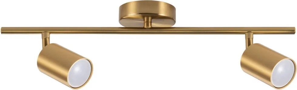 LED RGBW ściemnialna oprawa punktowa GOLDI 2xGU10/6W/230V złota