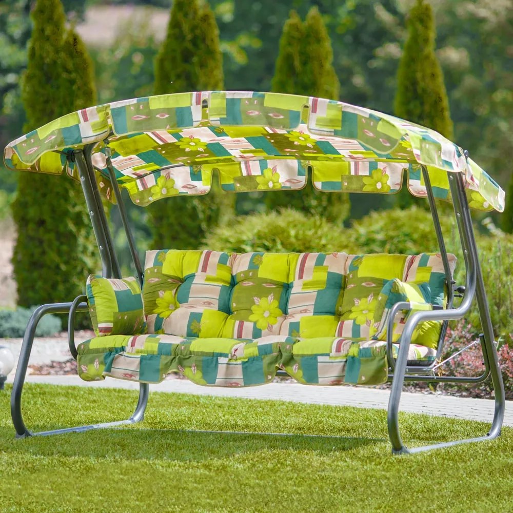 Poduszki z daszkiem na huśtawkę 170 cm Ravenna E001-12BB PATIO