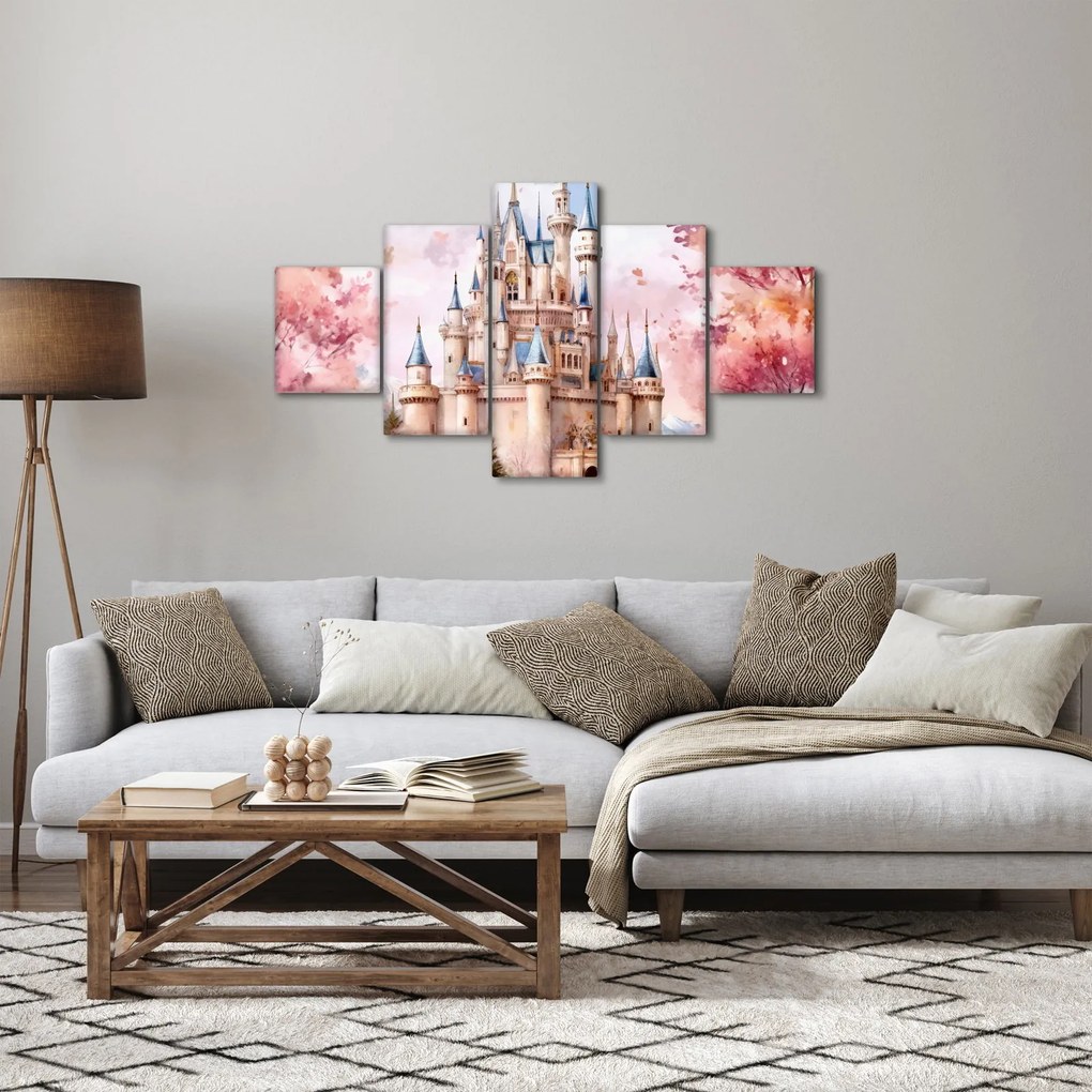 Obraz - Bajkowy zamek (125x70 cm)