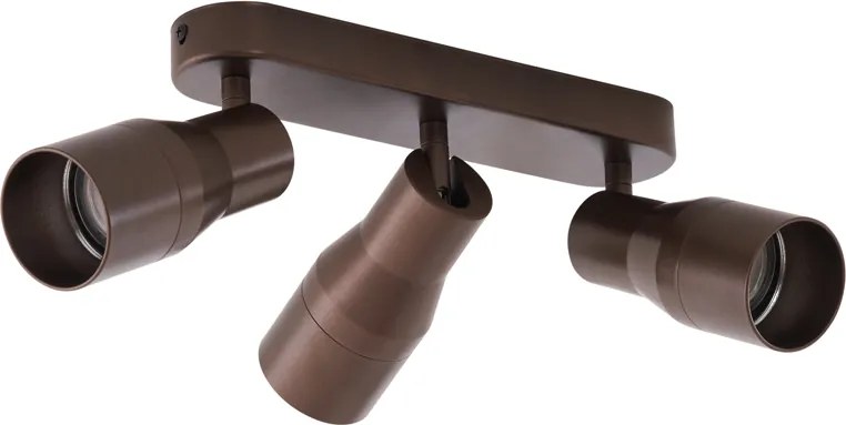 Okrągły reflektor sufitowy w kolorze ciemnego brązu GU10 50 mm 3-punktowy - Stanley
