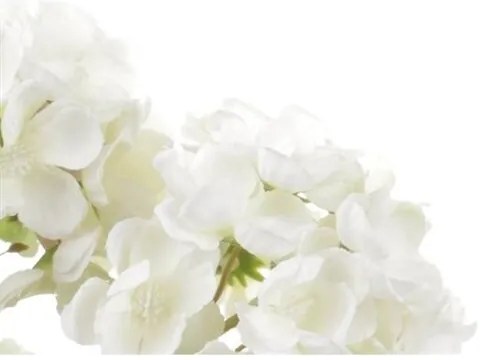 Sztuczny bukiet goździków białych, 25 x 25 x 40 cm