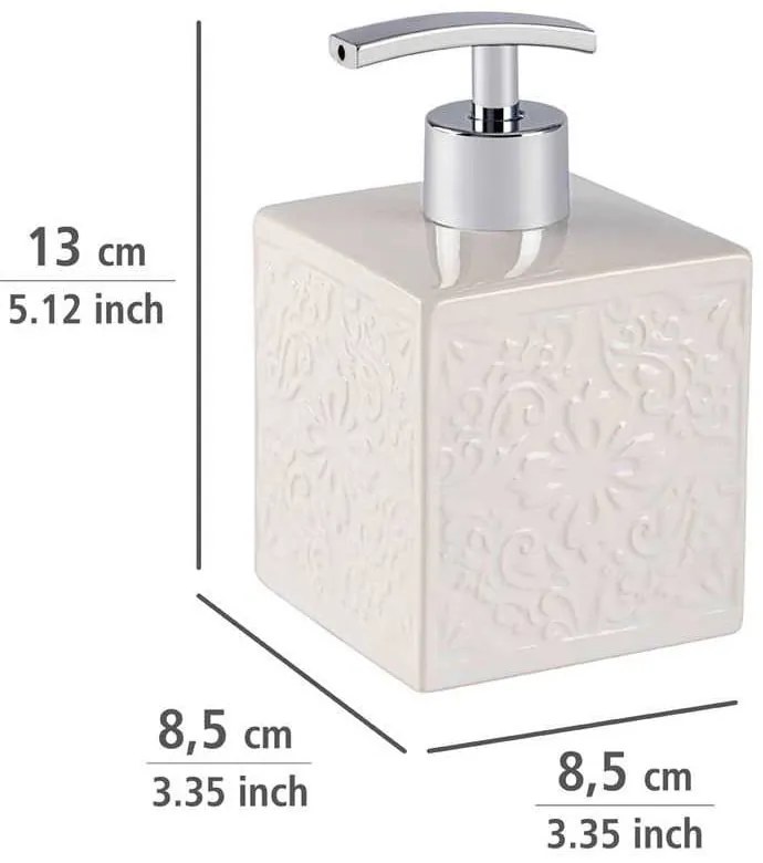 Biały zestaw ceramicznych akcesoriów łazienkowych Cordoba – Wenko