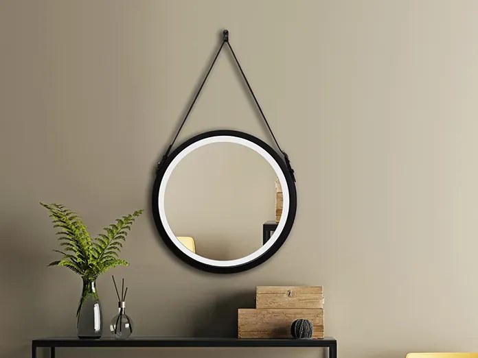 Lustro łazienkowe BELT 75x75 z oświetleniem LED EXCLUSIVE MIRADO