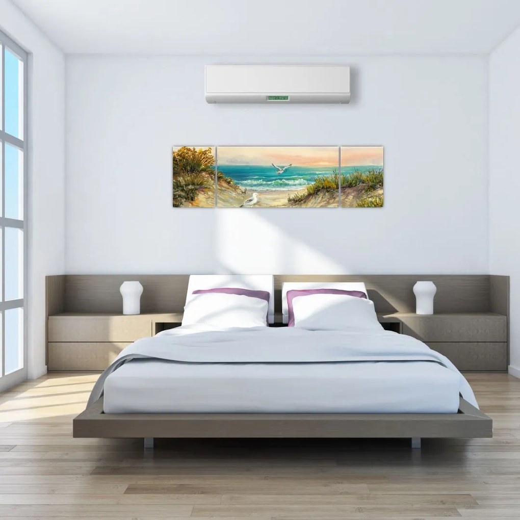 Obraz - Piaszczysta plaża (170x50 cm)