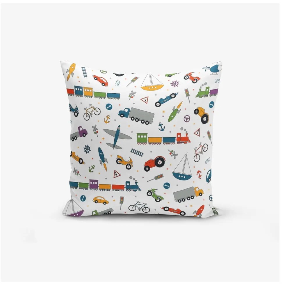 Poszewka na poduszkę dziecięcą Child Vehicles – Minimalist Cushion Covers