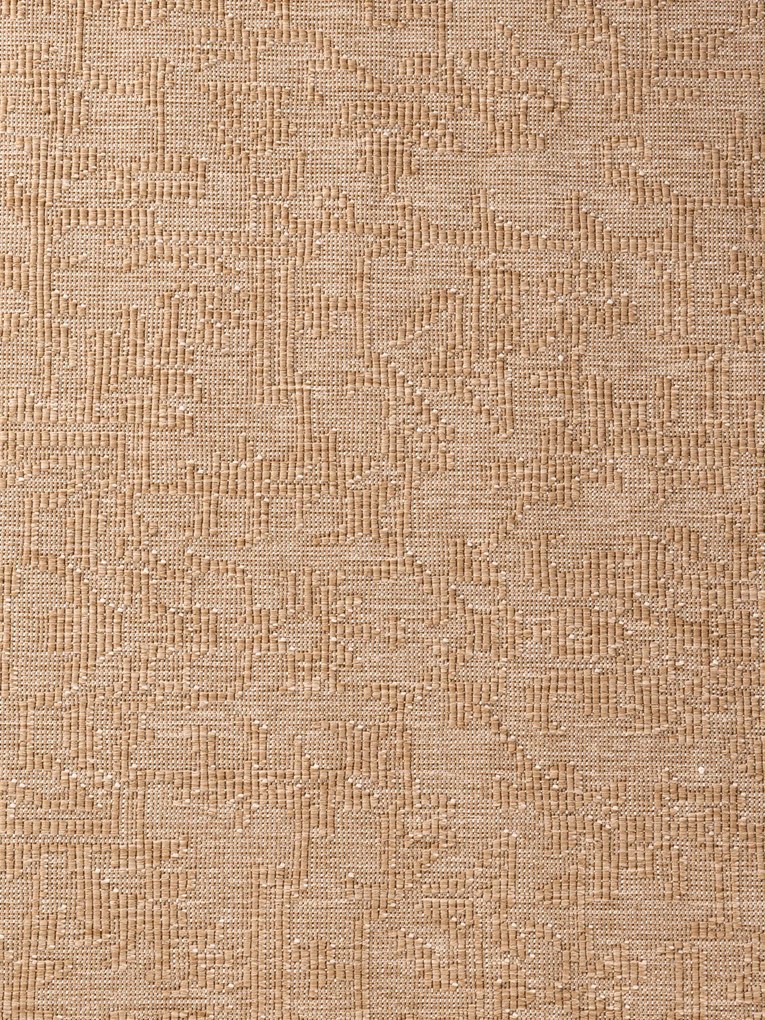 Dywan zewnętrzny dwustronny Duet beżowo-kremowy 80 cm x 250 cm