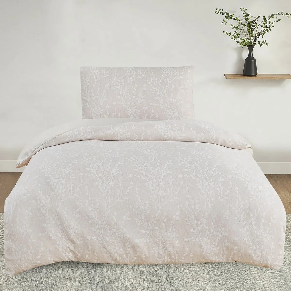 Pościel żakardowa Alabama beżowy, 140 x 200 cm, 70 x 90 cm