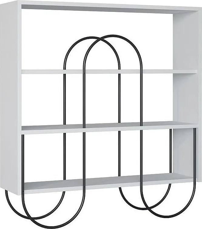 Nowoczesna komoda – 96 x 99 x 25,5 cm – Biała – MDF