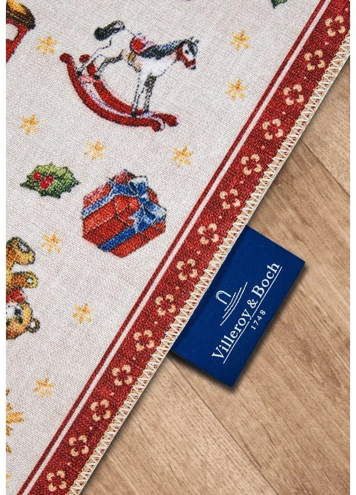 Czerwony dywan ze świątecznym motywem 50x80 cm Red Christmas – Villeroy&amp;Boch