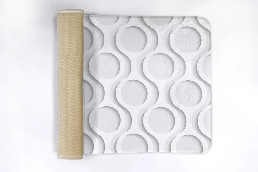 Antypoślizgowy dywanik łazienkowy Antypoślizgowy dywanik łazienkowy Koła wzór