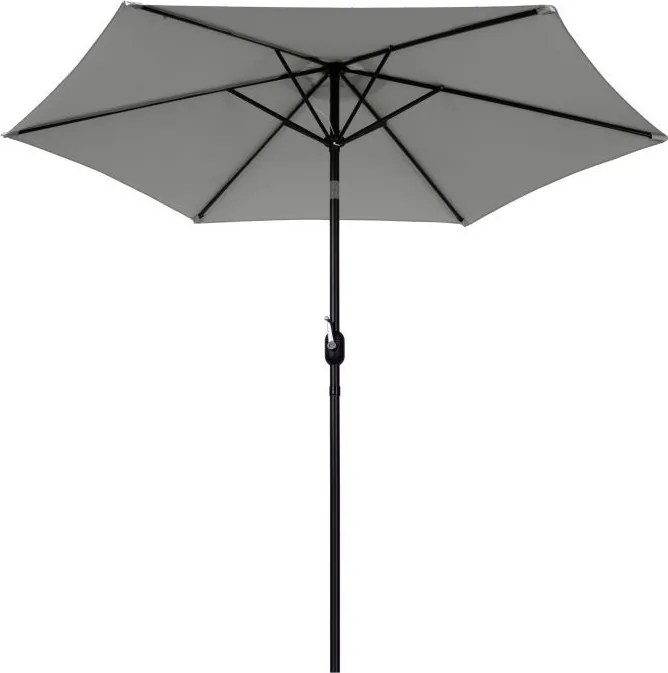Duży parasol ogrodowy łamany, skośny SL-UM003C, szary