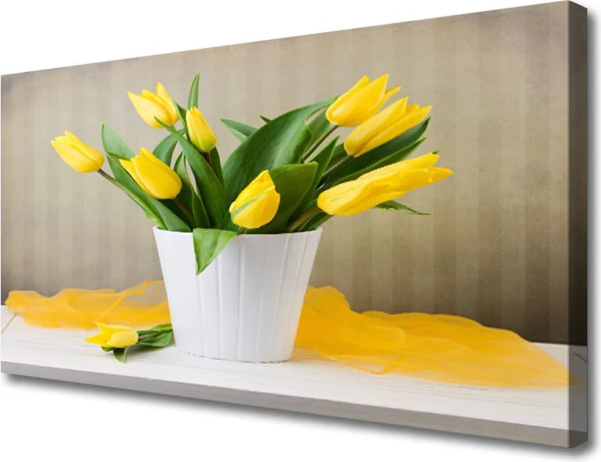 Zdjęcie na płótnie Wiosenna Kompozycja Tulipanów