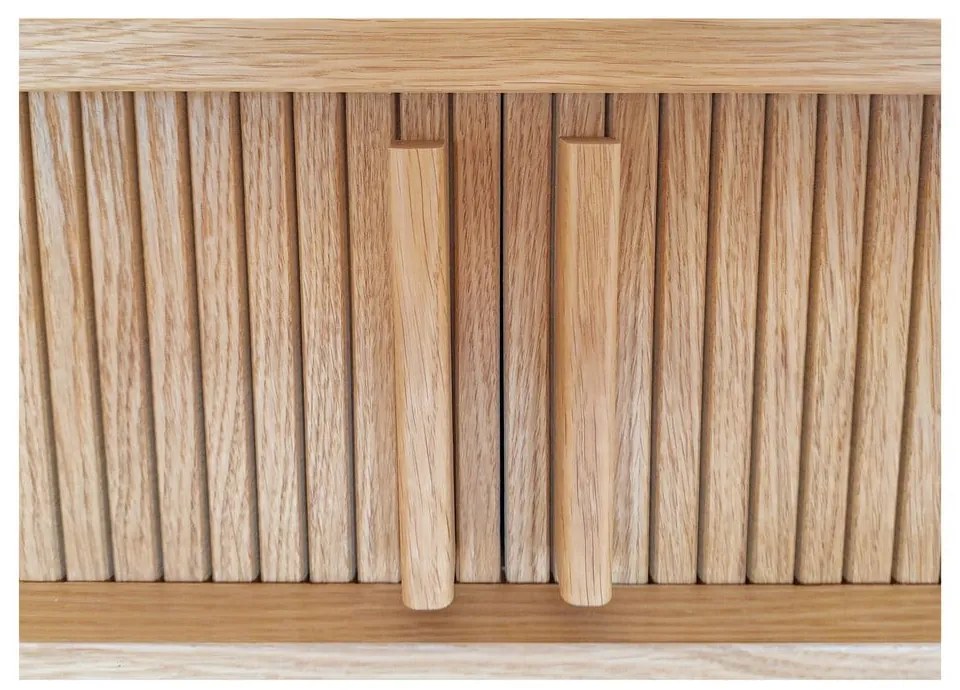 Stolik w dekorze dębu 58x107.5 cm Rove – Woodman