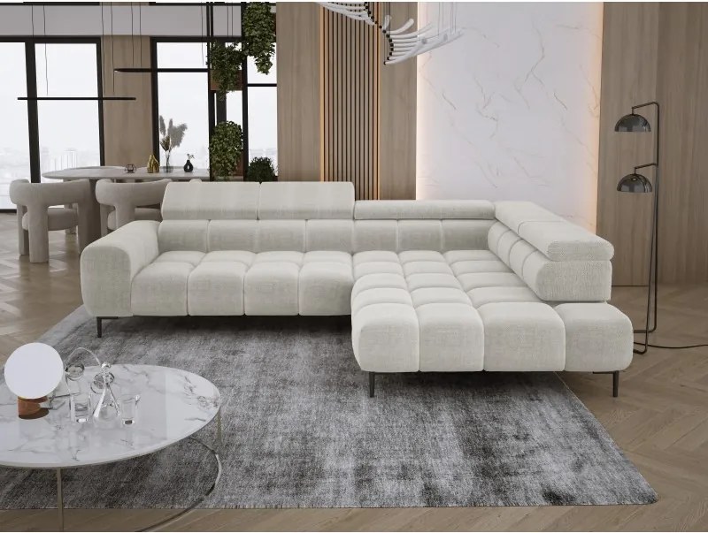 Narożnik PLAZA L Prawostronny w tkaninie EDEN 01 WERSAL