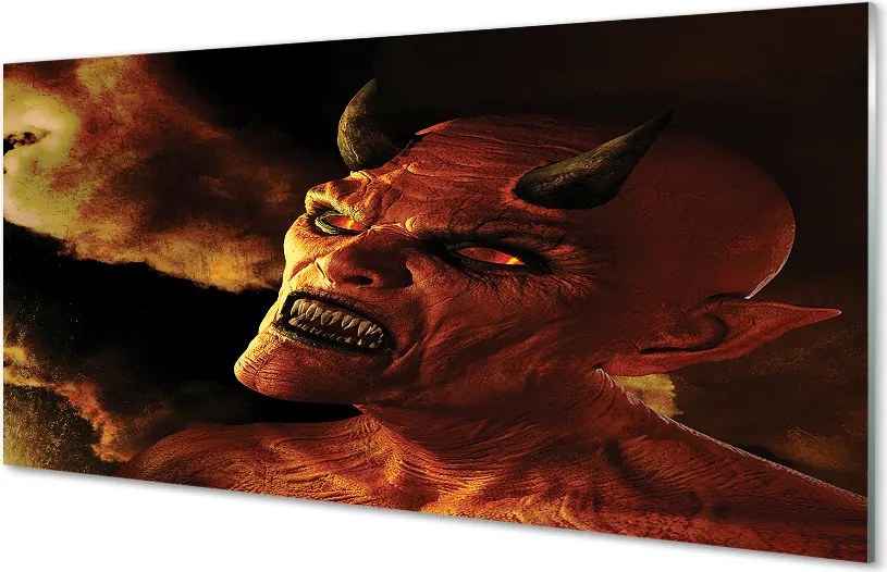 Panel szklany do Kuchni Wizerunek Diabła