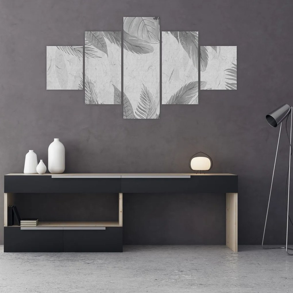 Obraz - Liście (125x70 cm)