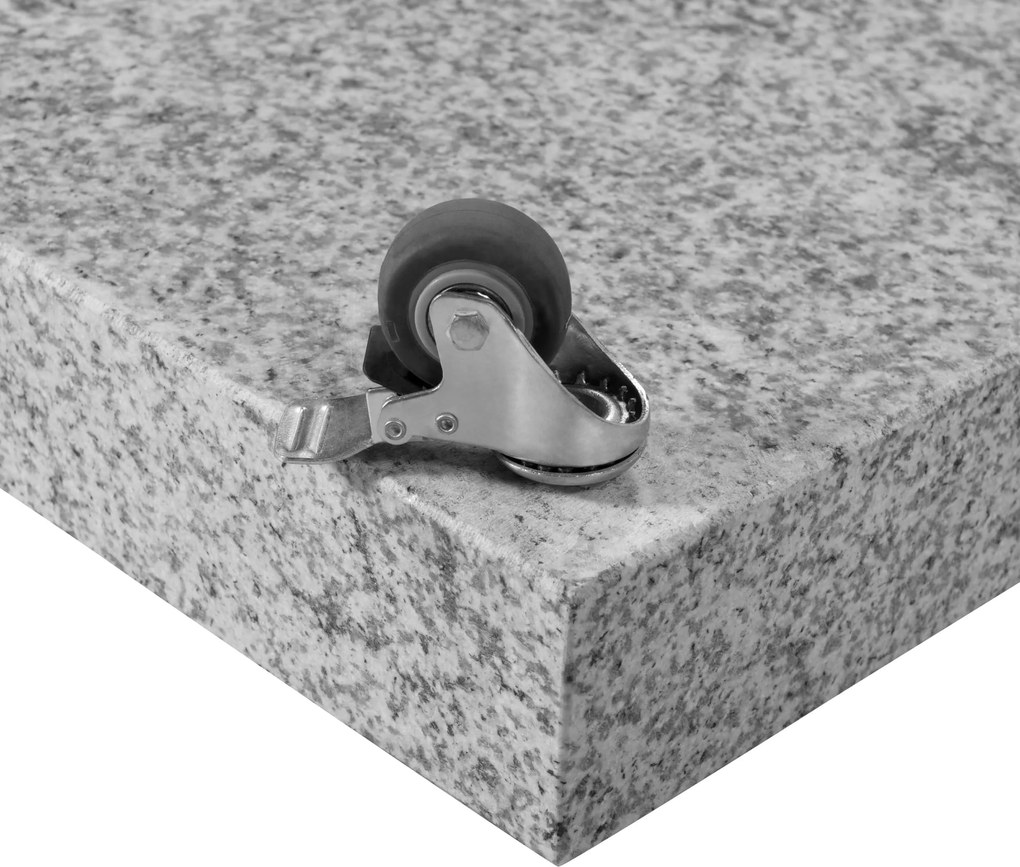 Doppler Mobilny stojak na parasol 140 kg - granitowy z kółkami