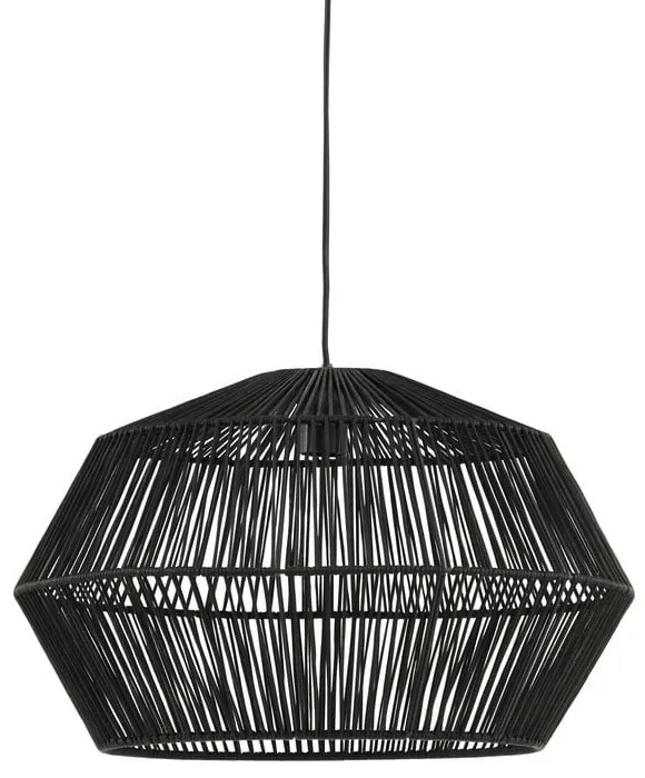 Czarna matowa lampa sufitowa ø 49 cm Deya – Light & Living