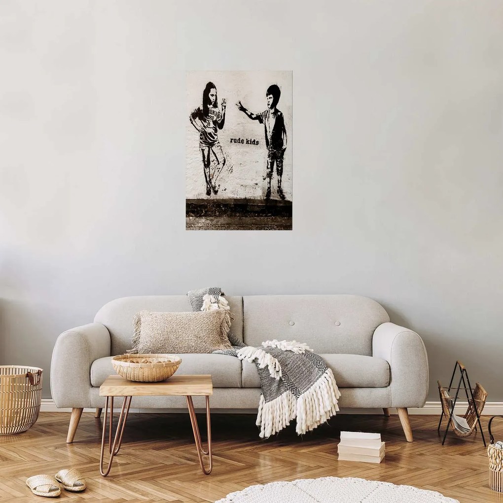 Plakat Niegrzeczne dzieci 21x30 cm bez ramy bez marginesu ARTGEIST B