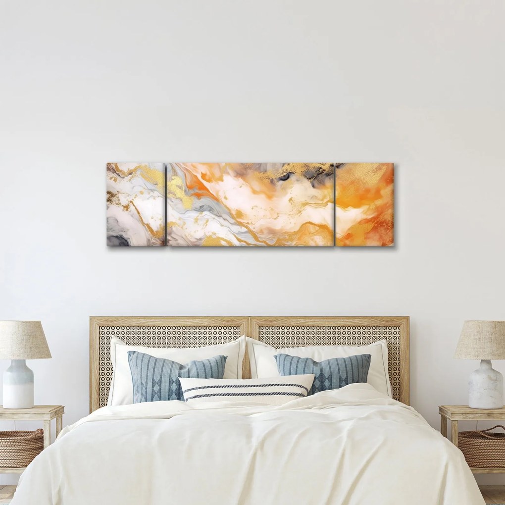 Obraz - Marmurkowe tło (170x50 cm)