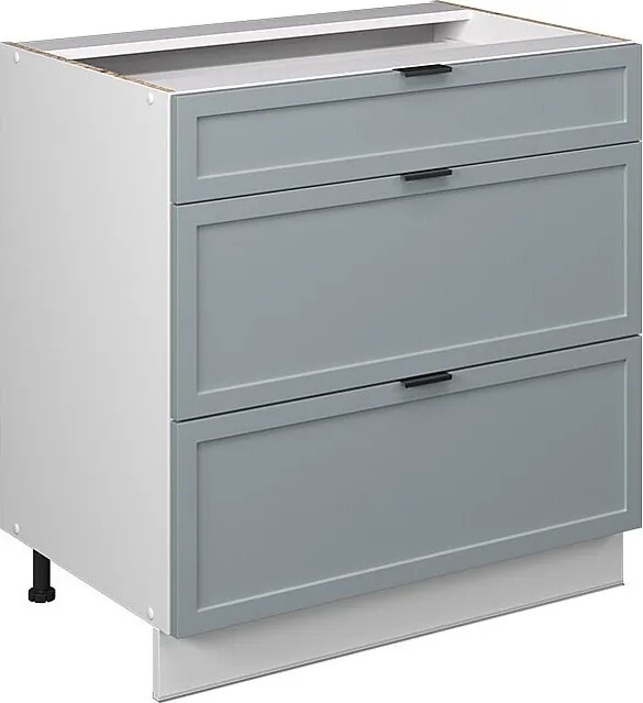 Szafka dolna do kuchni jasnoniebiesko-szary 80x51.6x82 fame-line