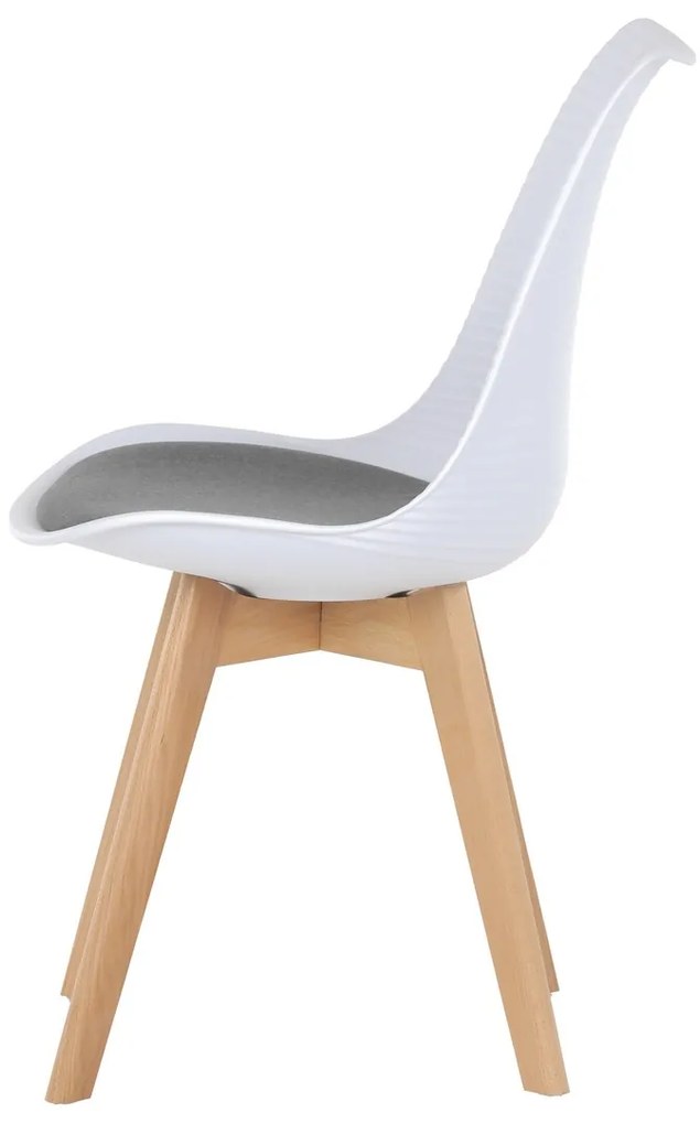 Zestaw krzeseł do jadalni CT-X7056 GREY, 4 szt.