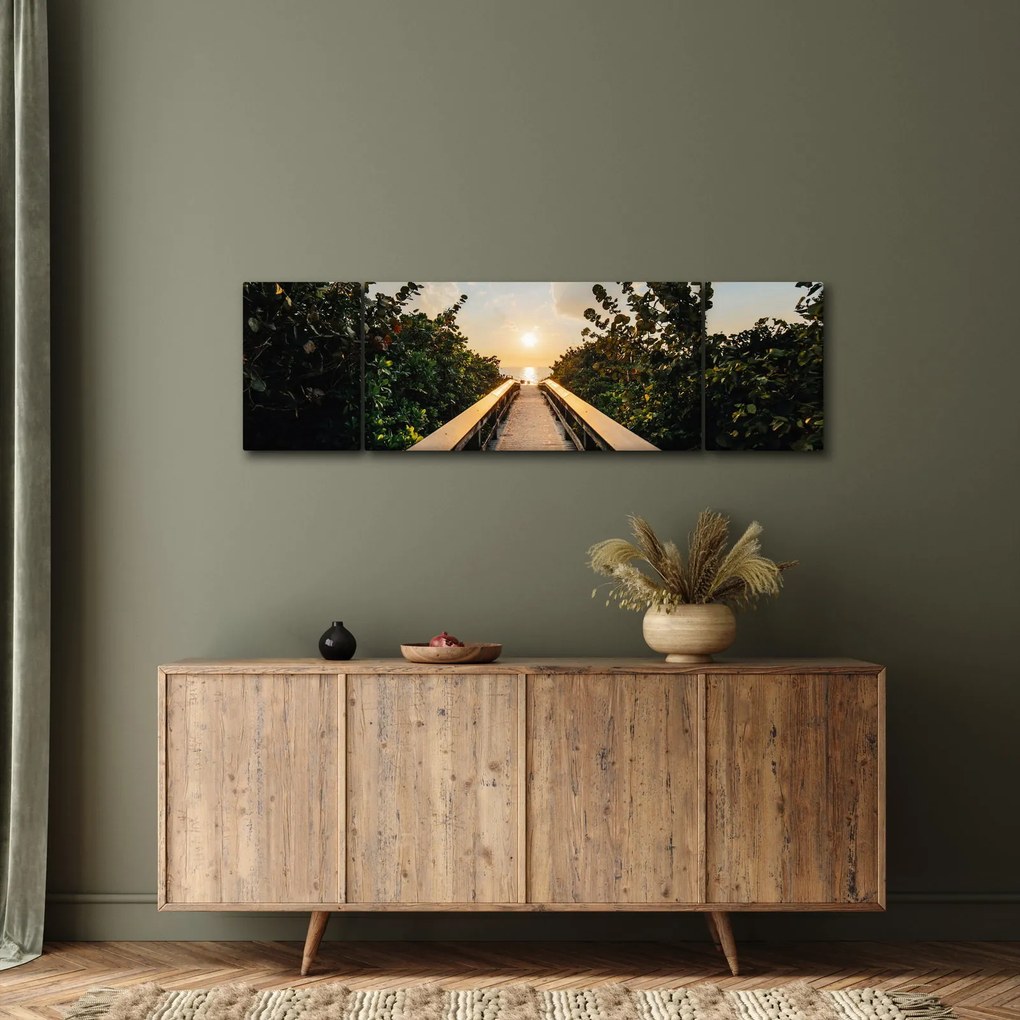 Obraz - droga do słońca (170x50 cm)