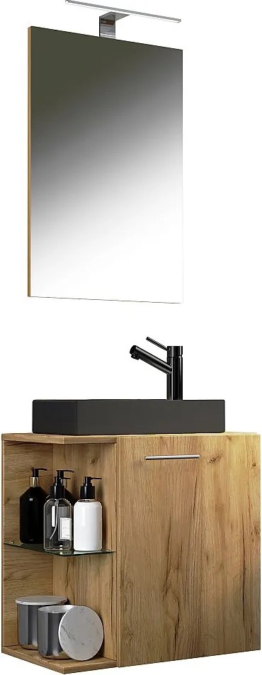 3 szt. umywalka Hausa Mirror Black