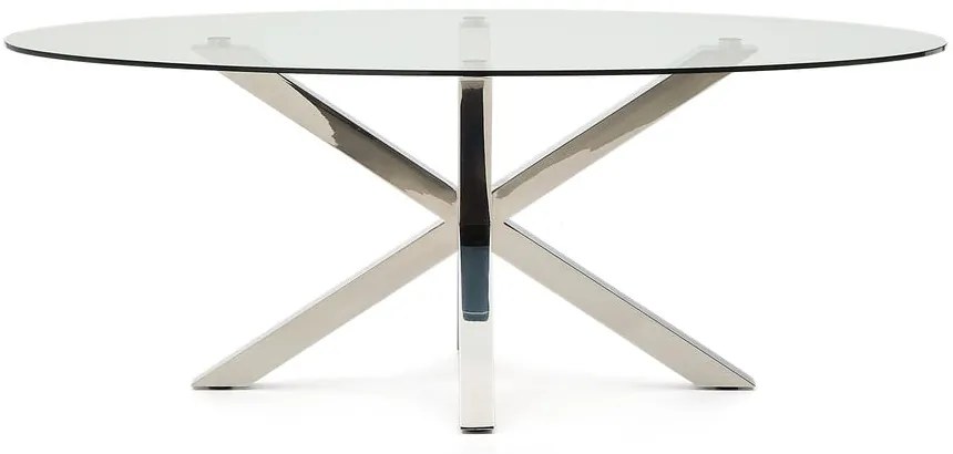 Stół ze szklanym blatem 100x200 cm Argo – Kave Home