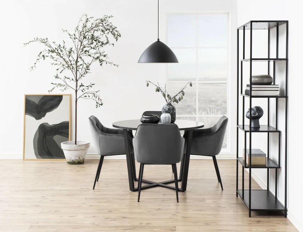 Aksamitne krzesło z pikowaniem Brooke Vic