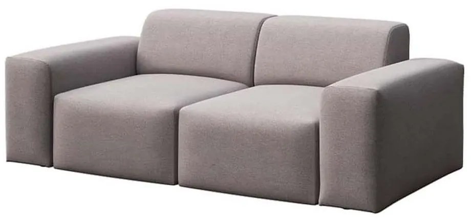Szara aksamitna sofa 205 cm Villet – Rodier