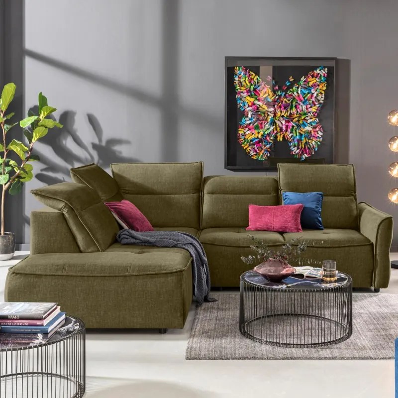 Narożnik MURILLO L z elektryczną regulacją siedziska WERSAL