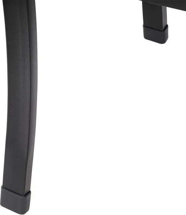 Ławka ogrodowa parkowa G-414 - metalowa, czarna