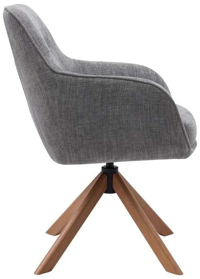 Szare krzesła zestaw 2 szt. Avola – Unique Furniture