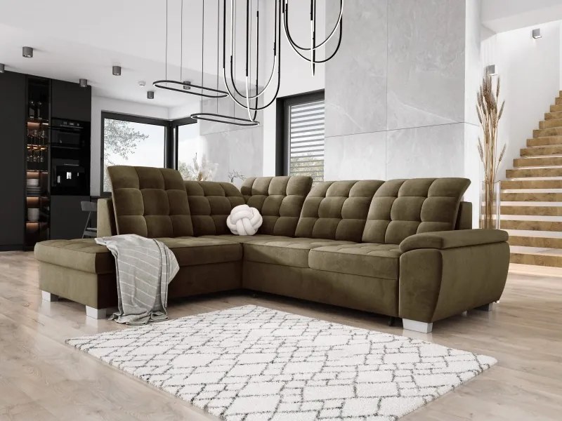 Narożnik LOTTA L wolnostojący Lewostronny tkanina SALVADOR 10 WERSAL