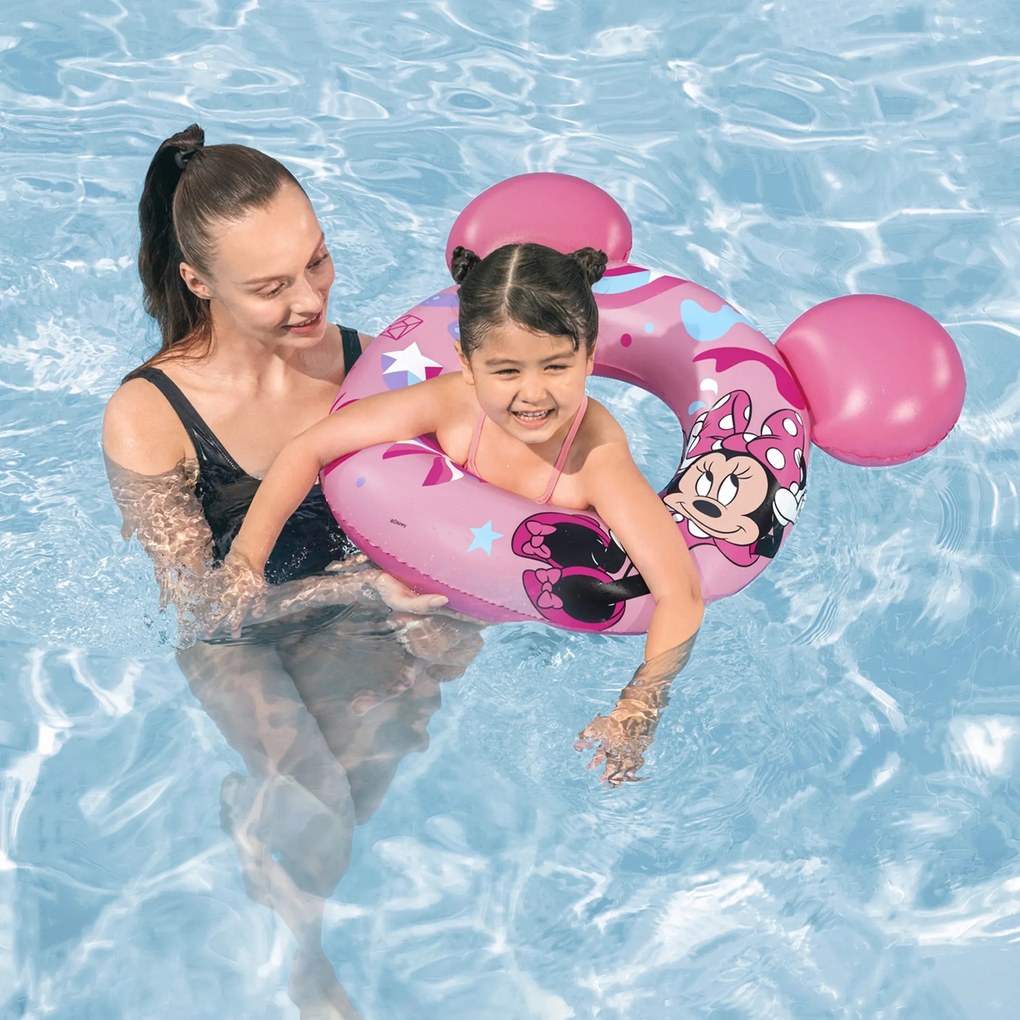 Koło dmuchane Splash Pal™ Minnie 74 x 76 cm BESTWAY