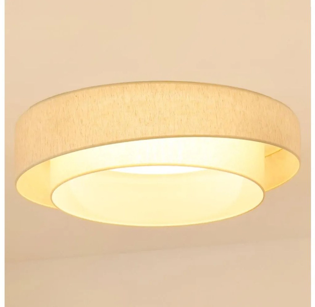 Brilagi - ściemnialna lampa sufitowa SHINE LED/24W/230V kremowa + zdalny pilot