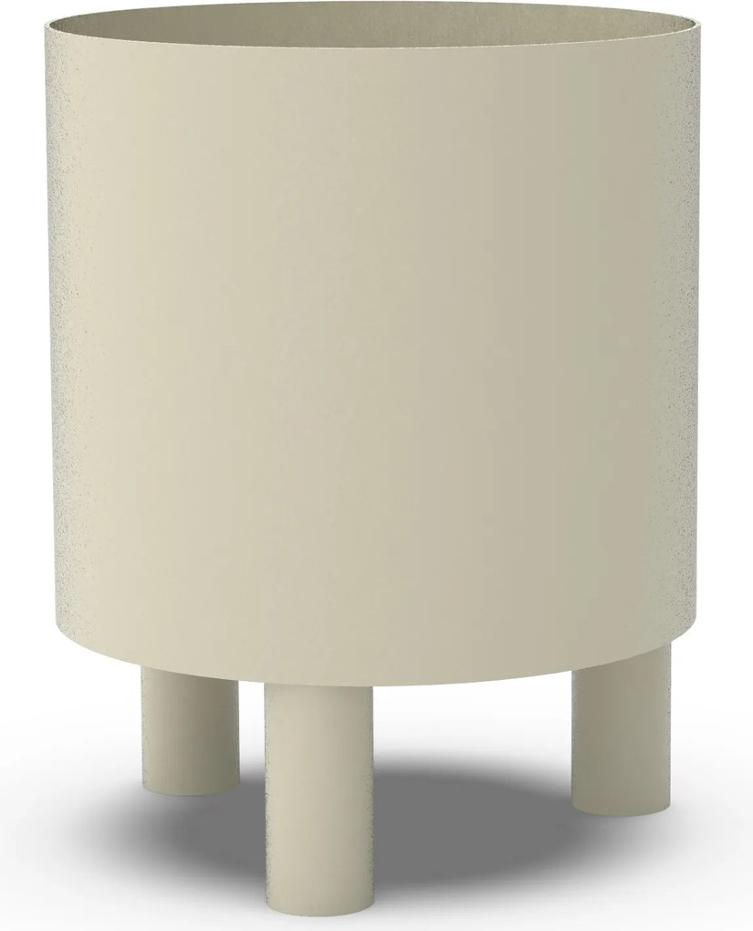 Niska doniczka metalowa Bom H30 cm