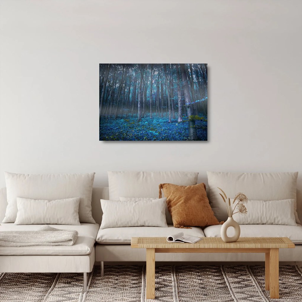 Obraz na szkle - Magiczny las (70x50 cm)
