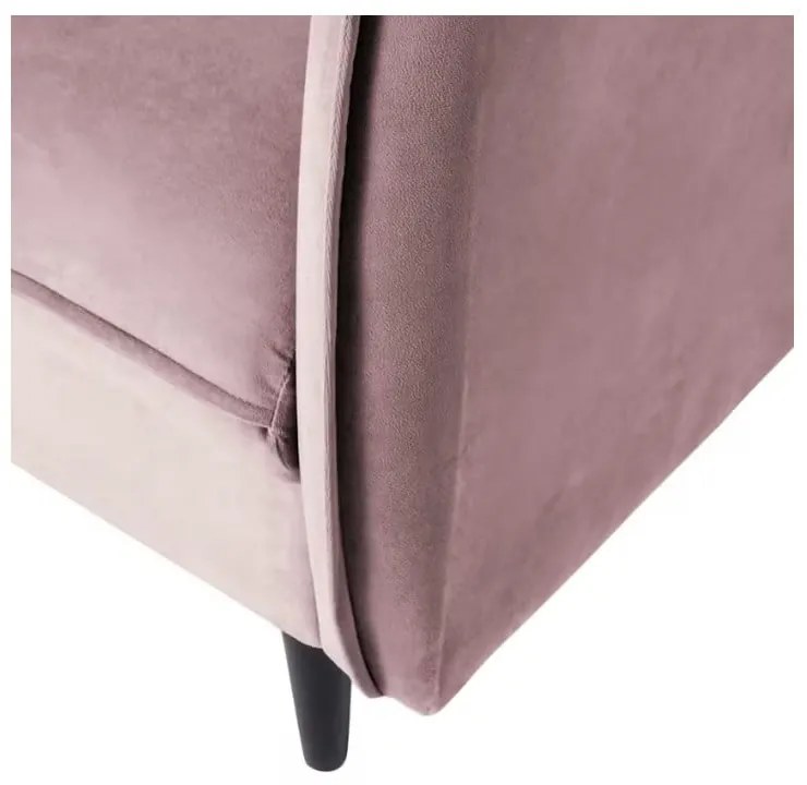 Lawendowa aksamitna sofa 203 cm Juli – Ropez