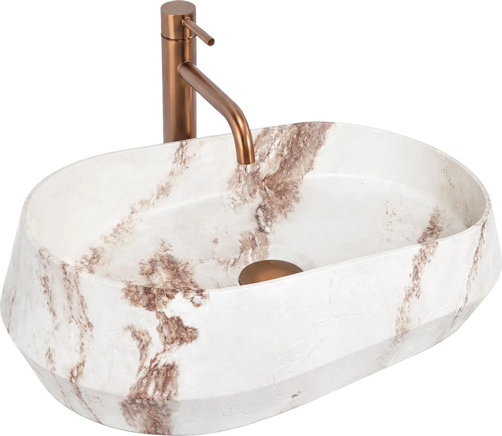 Umywalka nablatowa Rea Zoe Travo