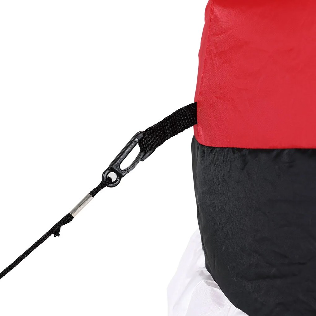 Monzana Nadmuchiwany renifer z oświetleniem, 135cm, czerwona