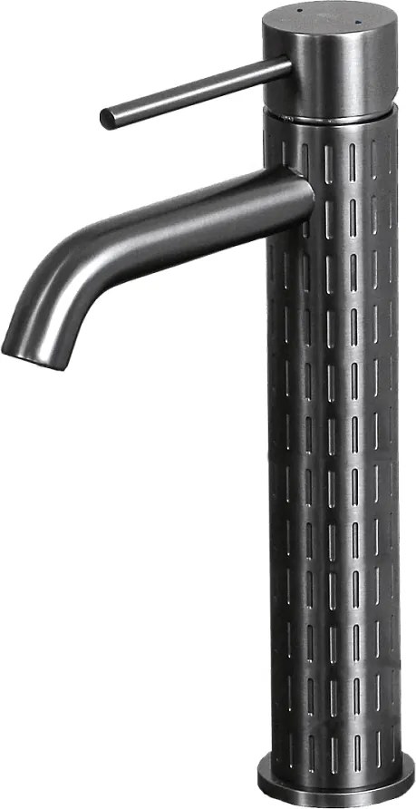 Architek bateria miedziana umywalkowa wysoka metaliczny szary - Essebagno